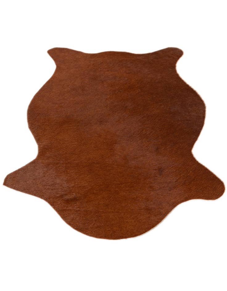 Detail image of 1' 8 x 2' 7 Cowhide Leather Rug