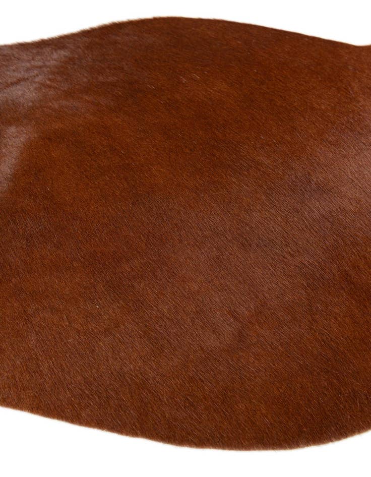 Detail image of 1' 8 x 2' 7 Cowhide Leather Rug