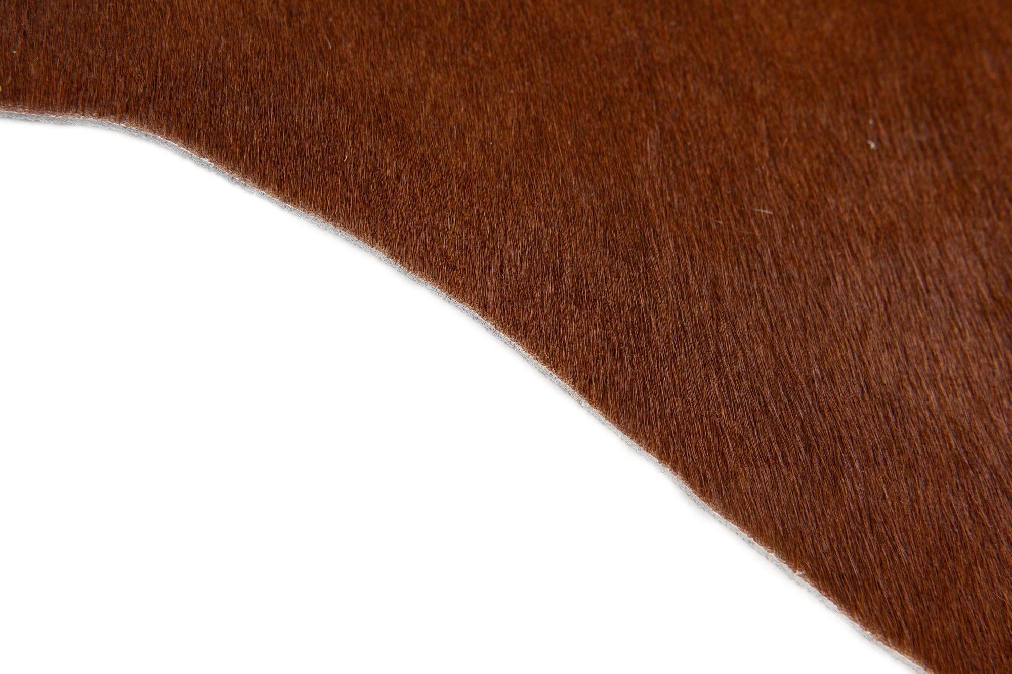 1' 8 x 2' 7 Cowhide Leather Rug