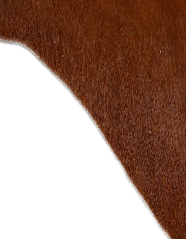 Detail image of 1' 8 x 2' 7 Cowhide Leather Rug