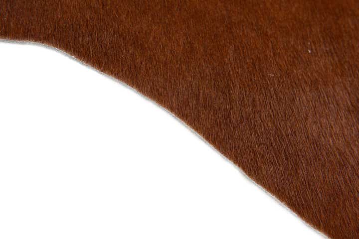 1' 8 x 2' 7 Cowhide Leather Rug
