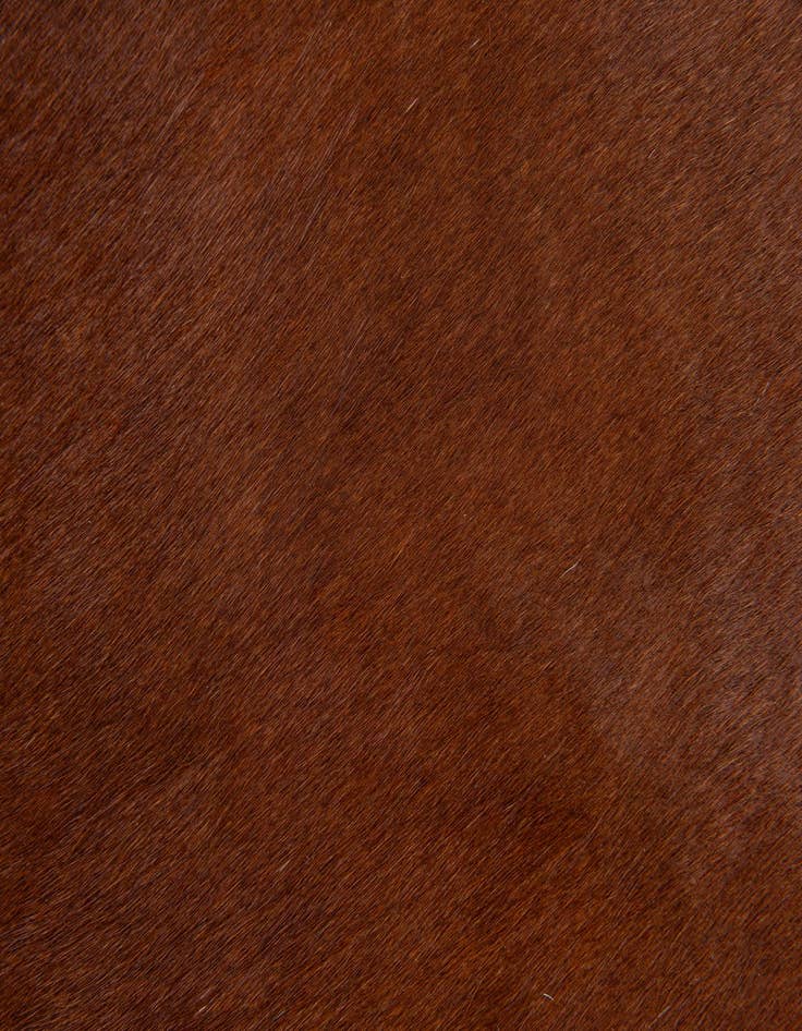 Detail image of 1' 8 x 2' 7 Cowhide Leather Rug