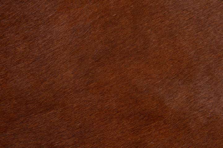 1' 8 x 2' 7 Cowhide Leather Rug