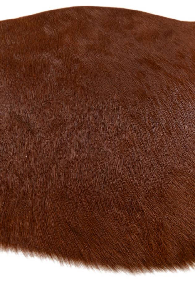 Detail image of 1' 8 x 2' 7 Cowhide Leather Rug