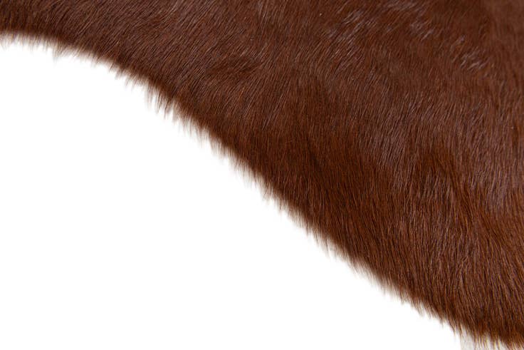 Detail image of 1' 8 x 2' 7 Cowhide Leather Rug