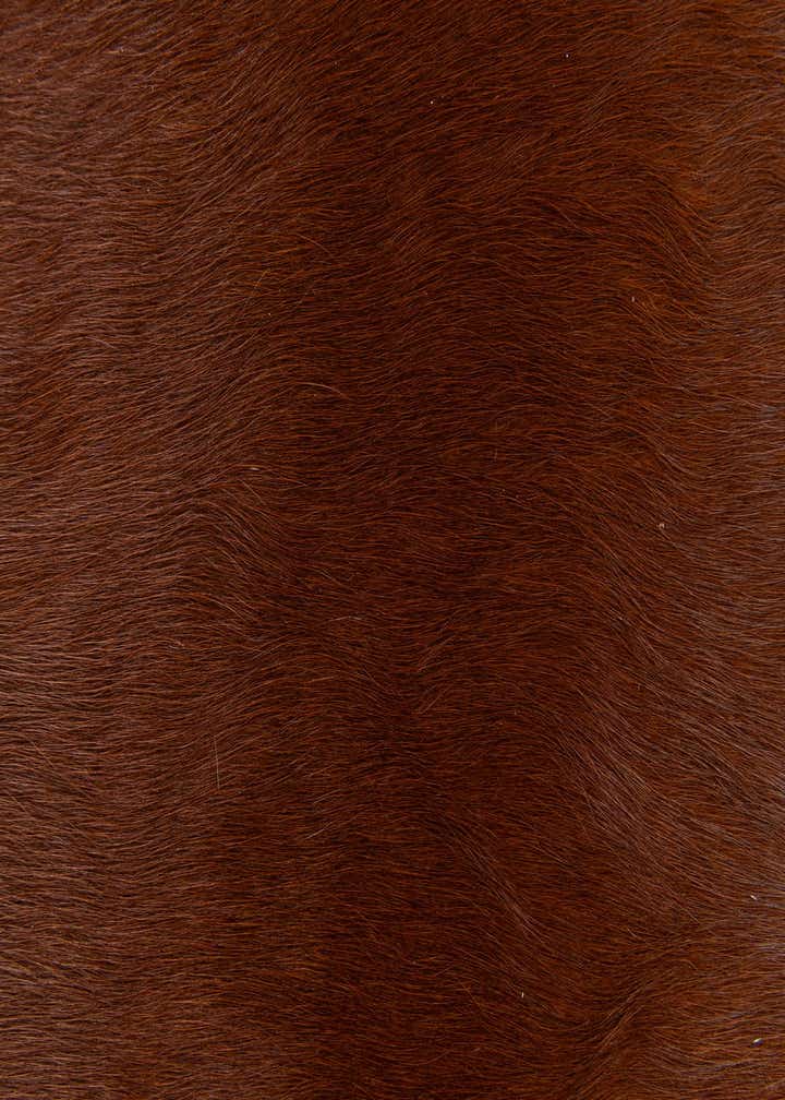 1' 8 x 2' 7 Cowhide Leather Rug