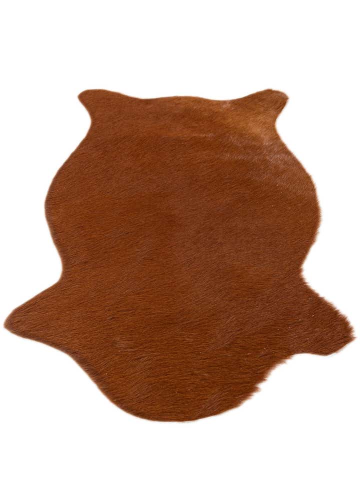 1' 8 x 2' 7 Cowhide Leather Rug