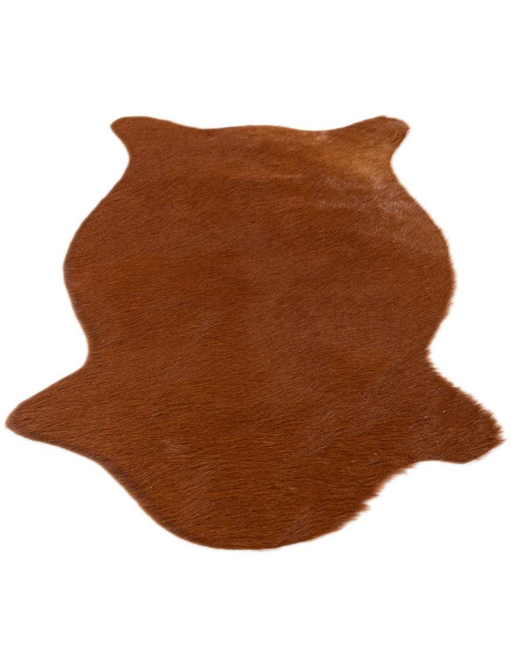 Detail image of 1' 8 x 2' 7 Cowhide Leather Rug