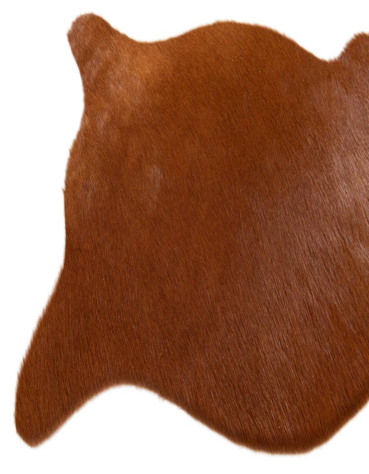 Detail image of 1' 8 x 2' 7 Cowhide Leather Rug