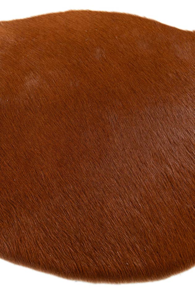 Detail image of 1' 8 x 2' 7 Cowhide Leather Rug