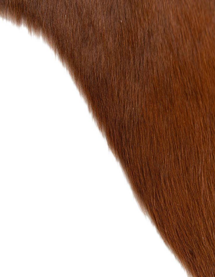 Detail image of 1' 8 x 2' 7 Cowhide Leather Rug