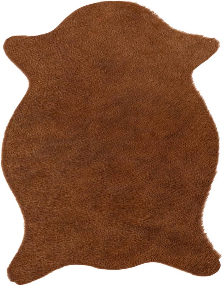 Detail image of 1' 8 x 2' 7 Cowhide Leather Rug
