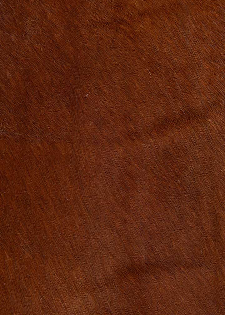 1' 8 x 2' 7 Cowhide Leather Rug