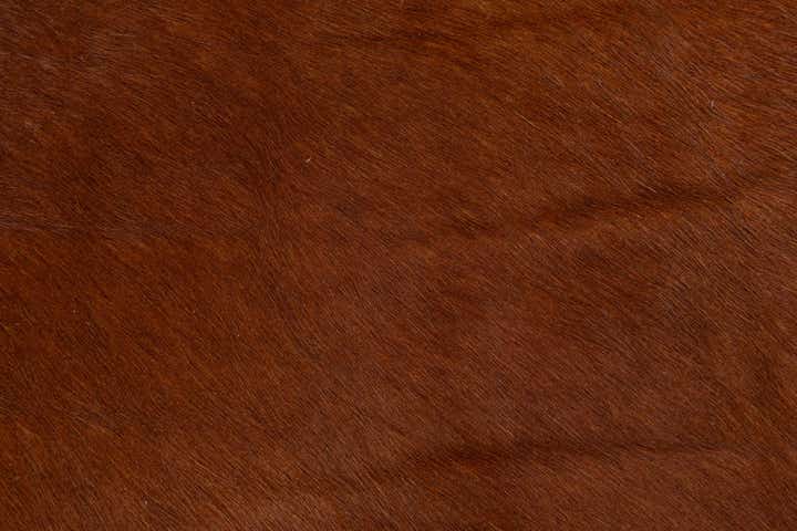 1' 8 x 2' 7 Cowhide Leather Rug