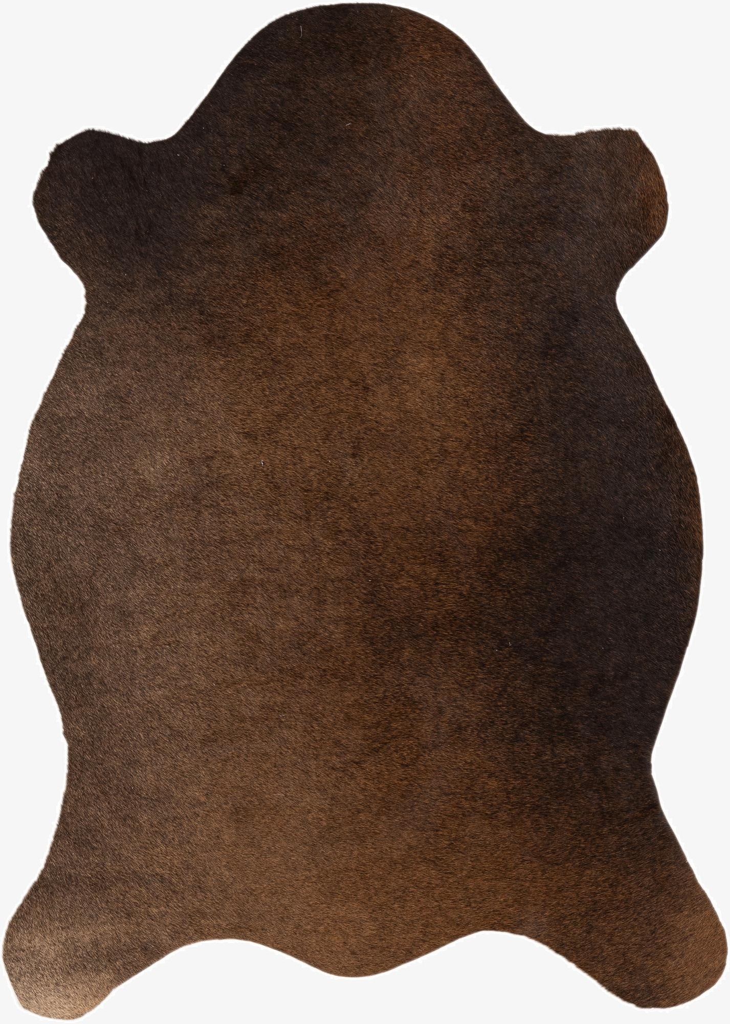 2' 2 x 2' 11 Cowhide Leather Rug