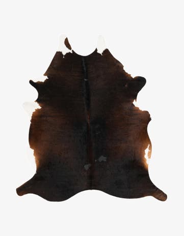6' 5 x 7' 1 Cowhide Leather Rug