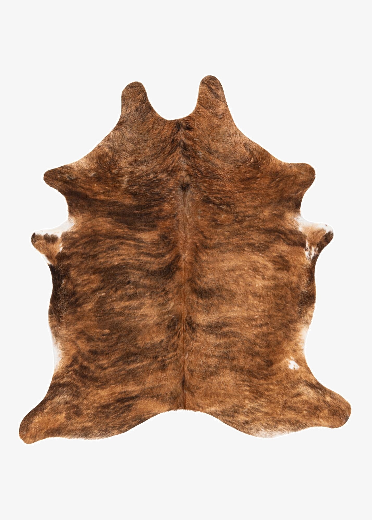 5' 5 x 5' 11 Cowhide Leather Rug