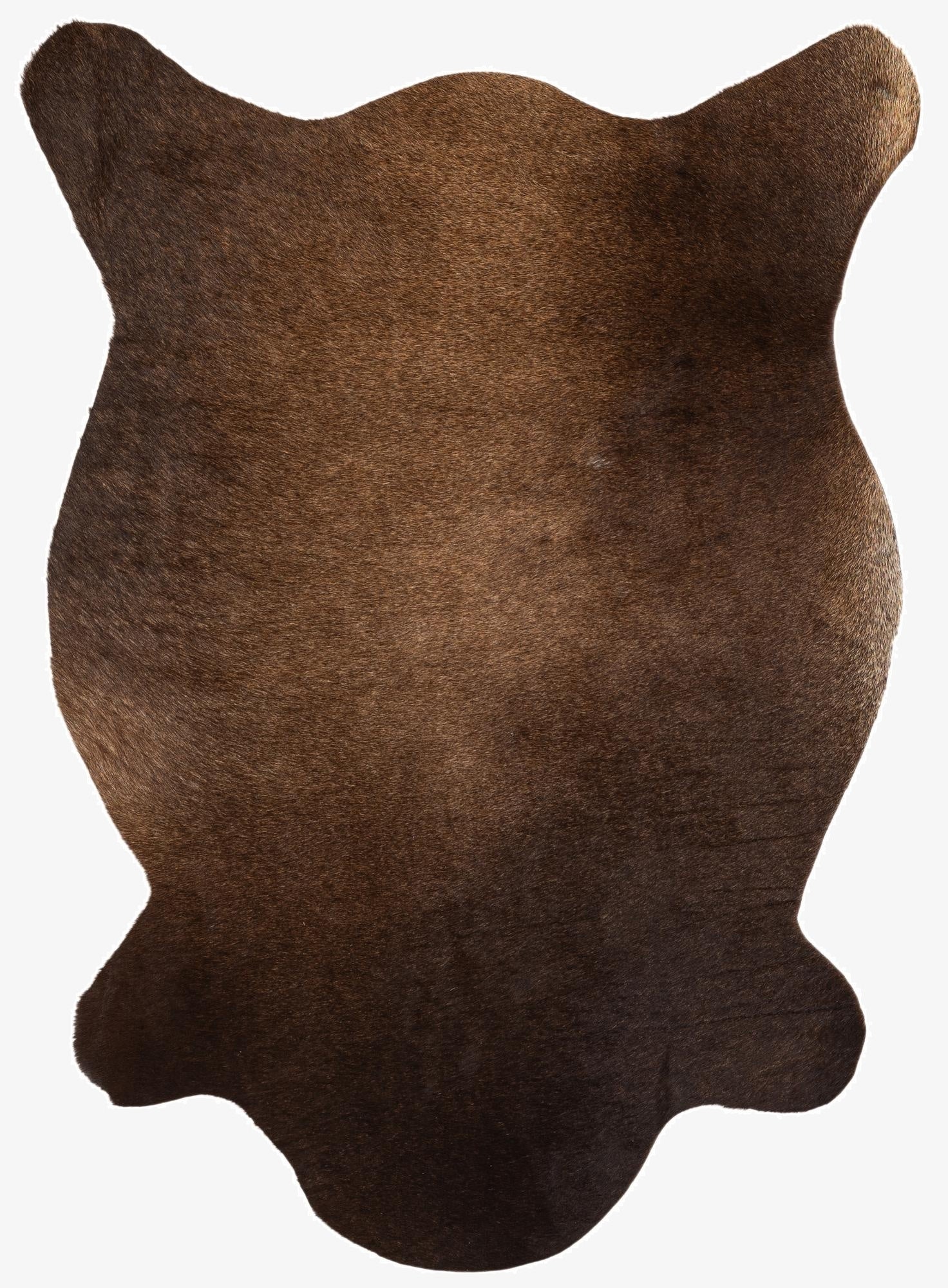 2' 2 x 2' 11 Cowhide Leather Rug