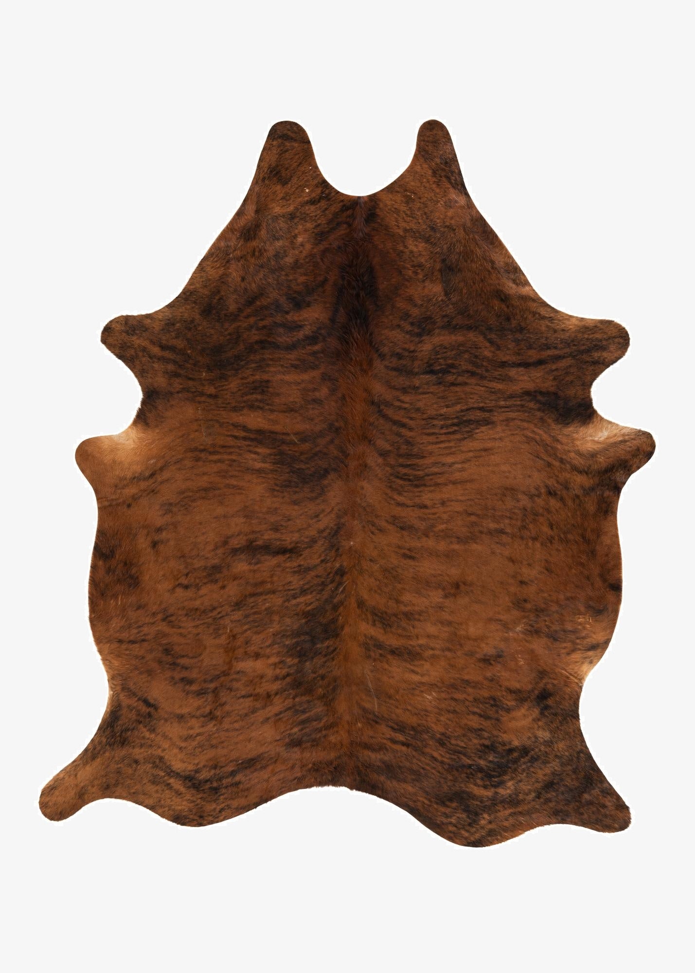 5' 11 x 7' 1 Cowhide Leather Rug