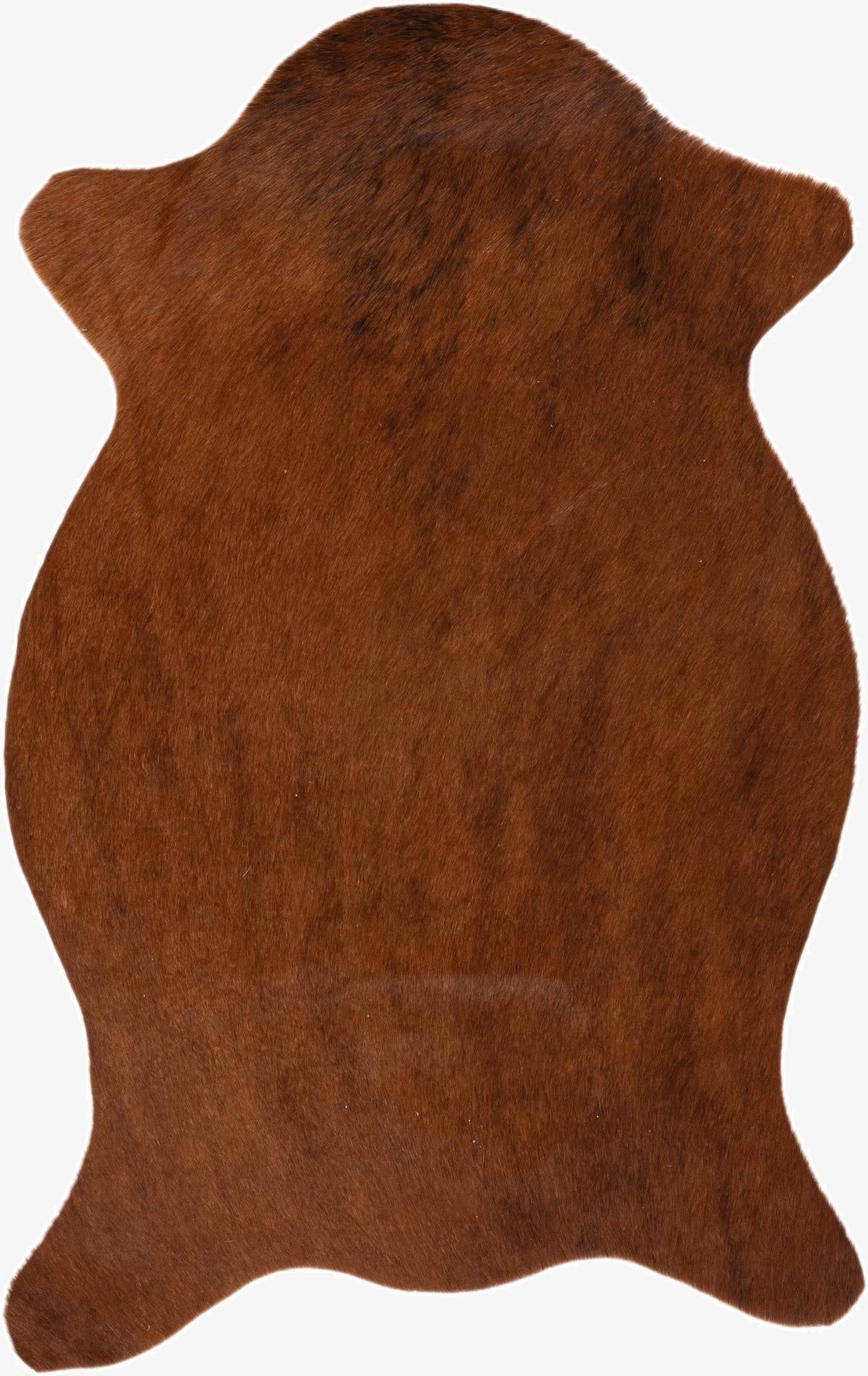 1' 8 x 2' 6 Cowhide Leather Rug