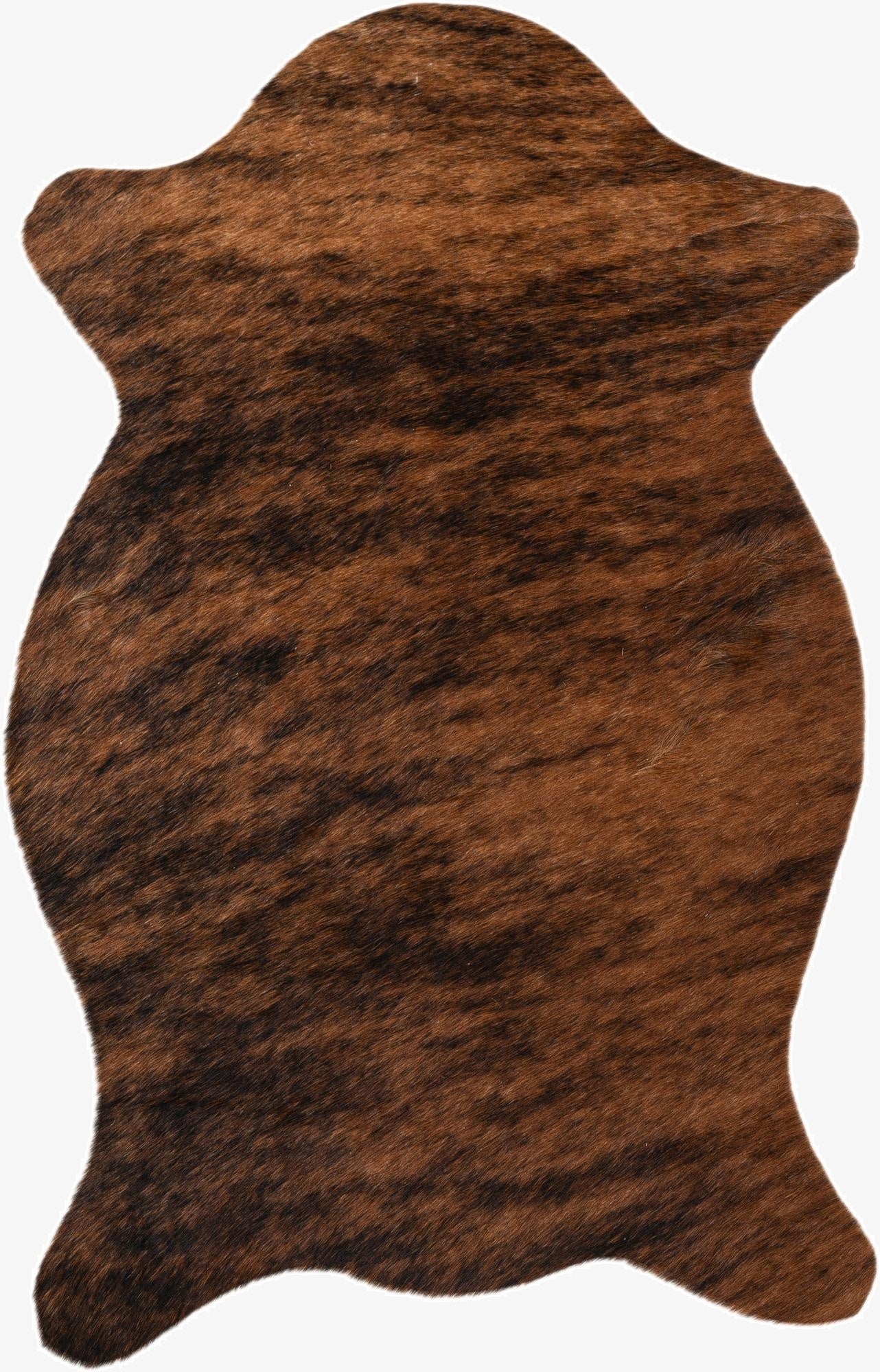 1' 7 x 2' 6 Cowhide Leather Rug