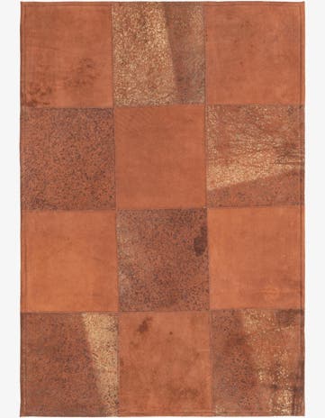 2' 1 x 3' 1 Cowhide Leather Rug