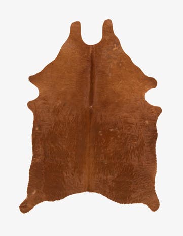 4' 8 x 6' 1 Cowhide Leather Rug
