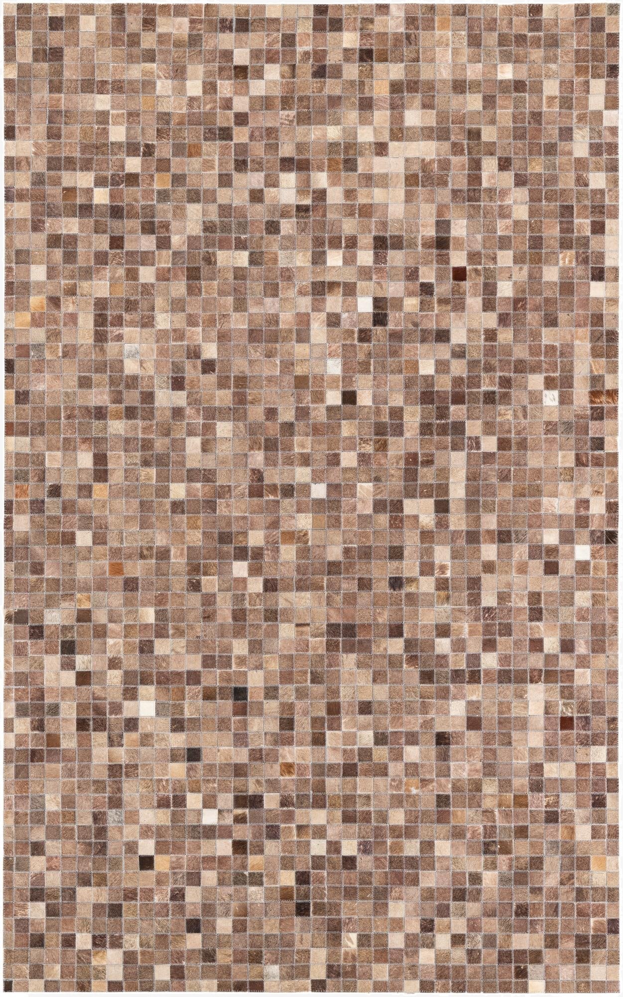 5' x 8' Cowhide Leather Rug