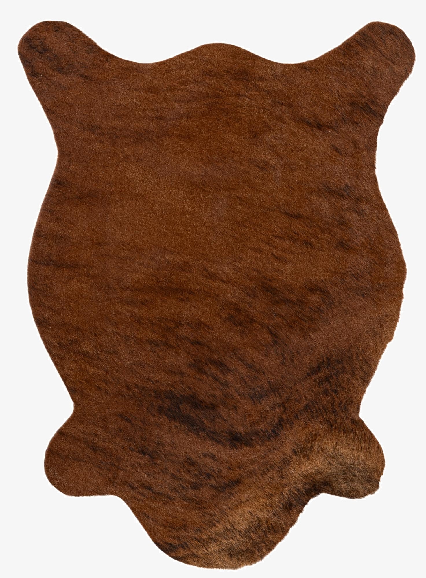 2' 2 x 2' 11 Cowhide Leather Rug