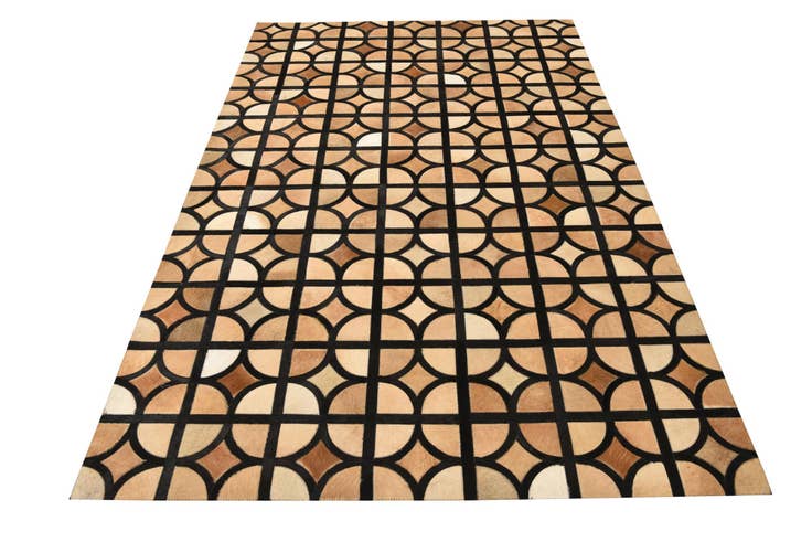Detail image of 5' x 7' 9 Cowhide Rug