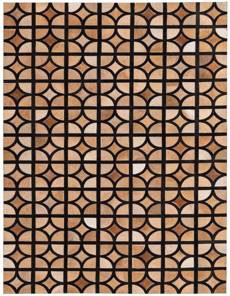 Detail image of 5' x 7' 9 Cowhide Rug