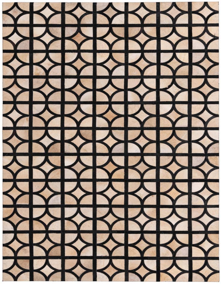 Detail image of 5' x 7' 8 Cowhide Rug
