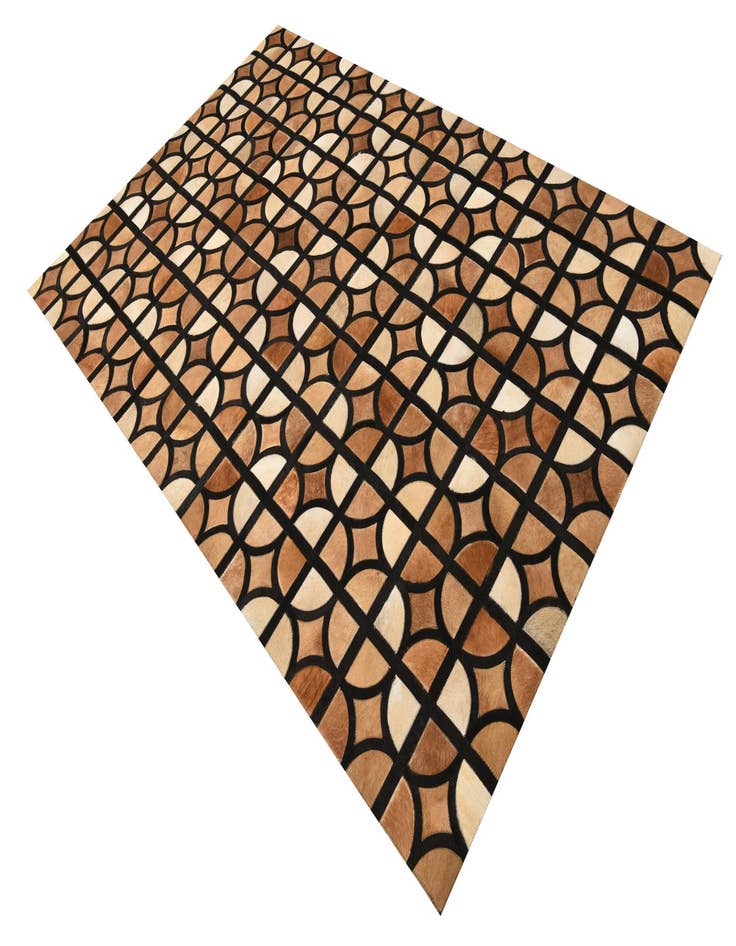 Detail image of 5' x 7' 10 Cowhide Rug