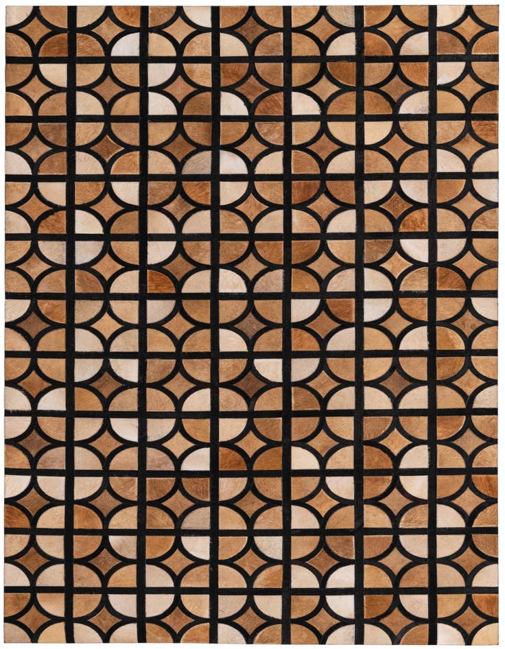 Detail image of 5' x 7' 10 Cowhide Rug