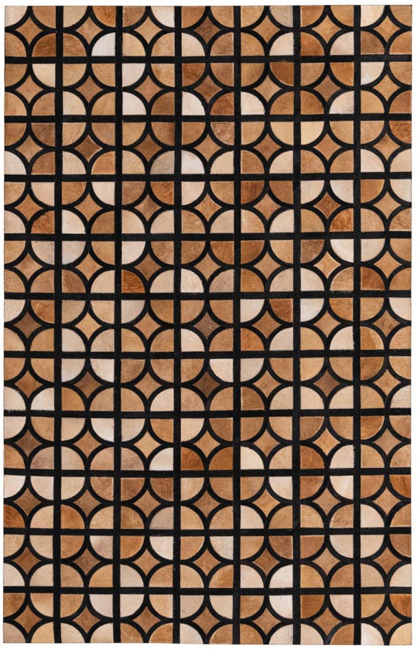 Detail image of 5' x 7' 10 Cowhide Rug
