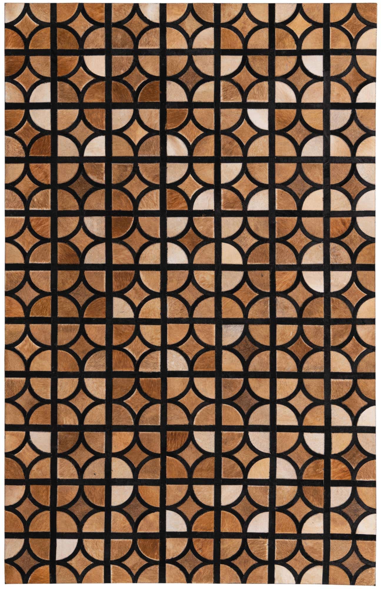 5' x 7' 10 Cowhide Rug