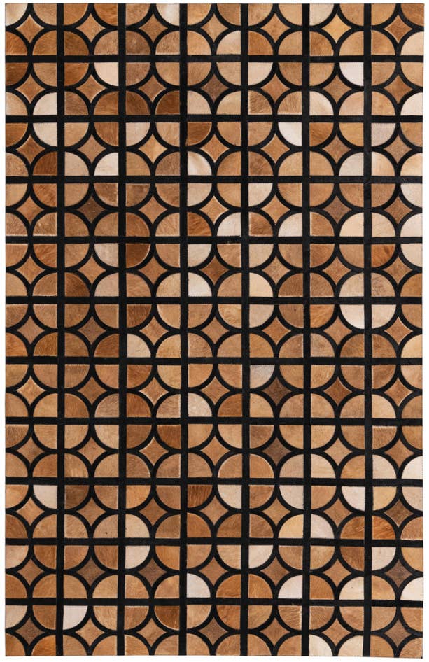 Detail image of 5' x 7' 10 Cowhide Rug