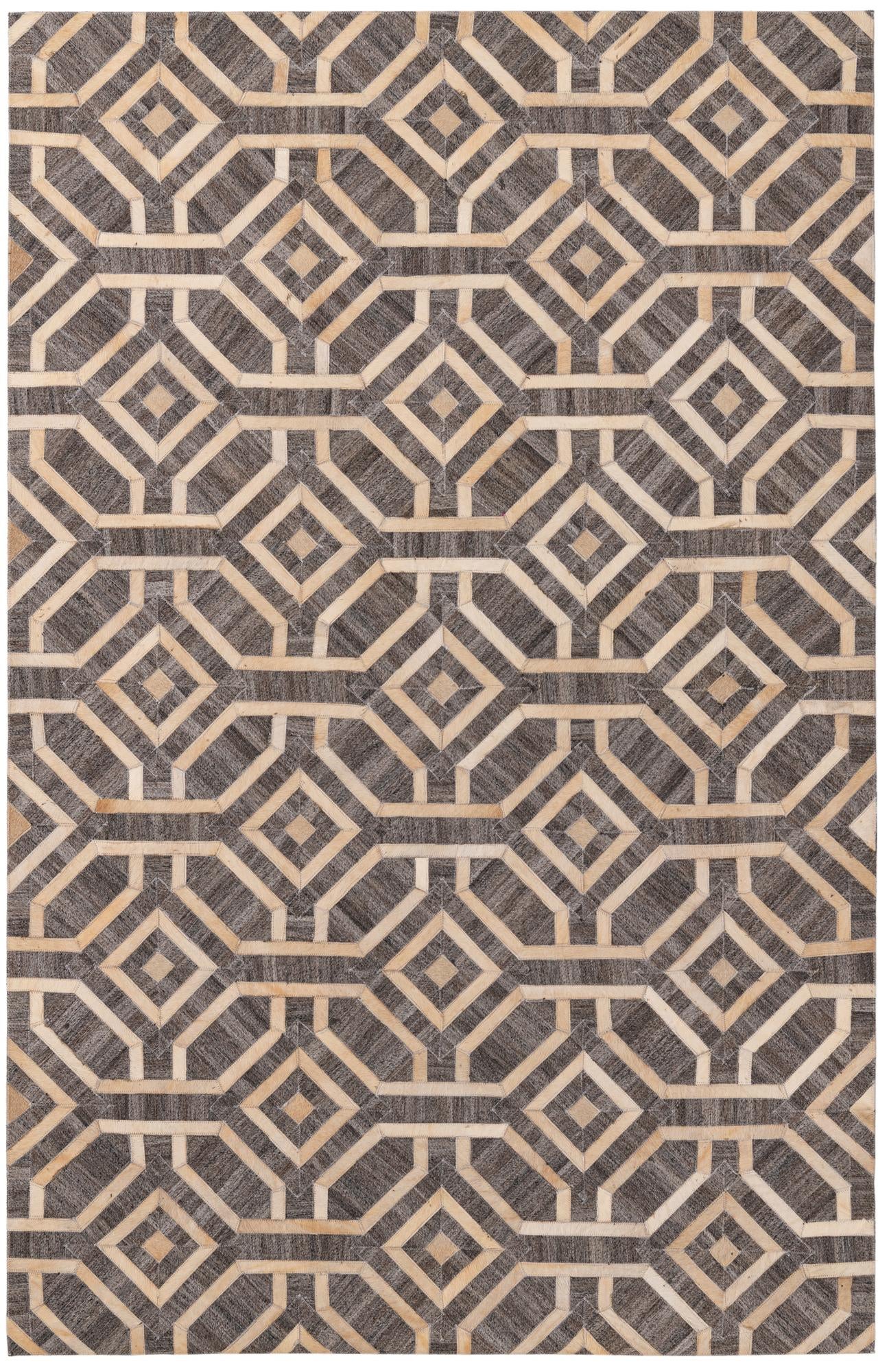 5' x 7' 8 Cowhide Rug