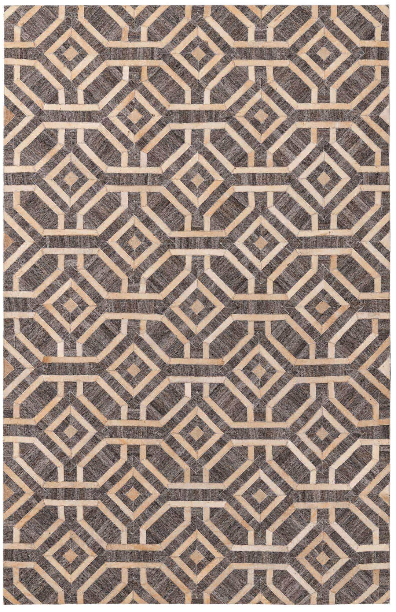 5' x 7' 8 Cowhide Rug