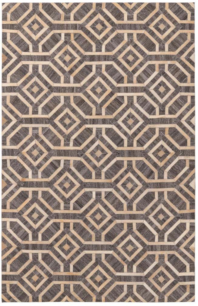 5' x 7' 8 Cowhide Rug