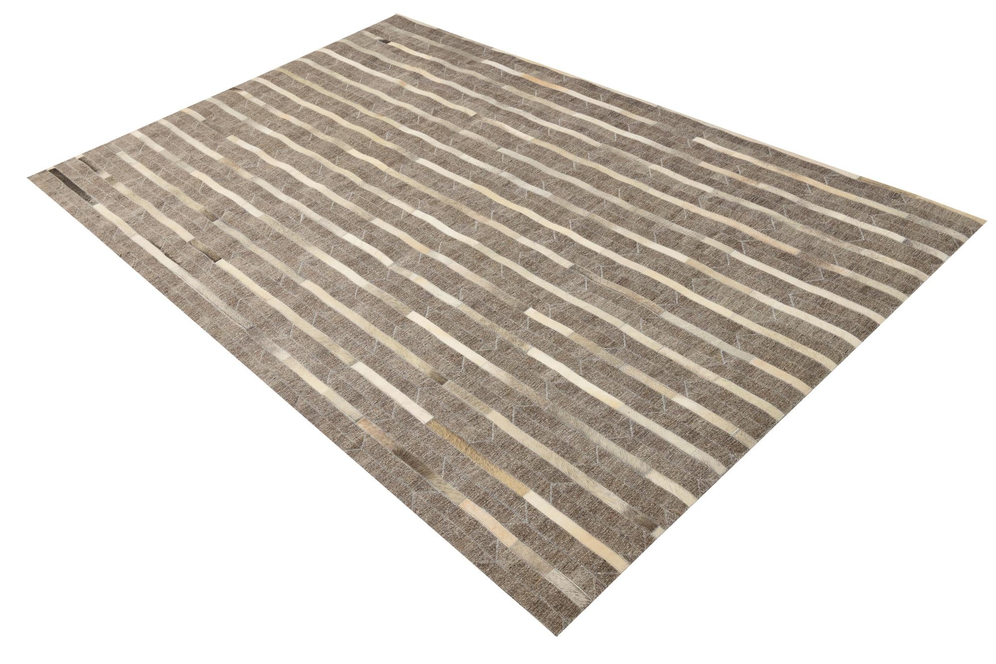 5' 1 x 7' 10 Cowhide Rug
