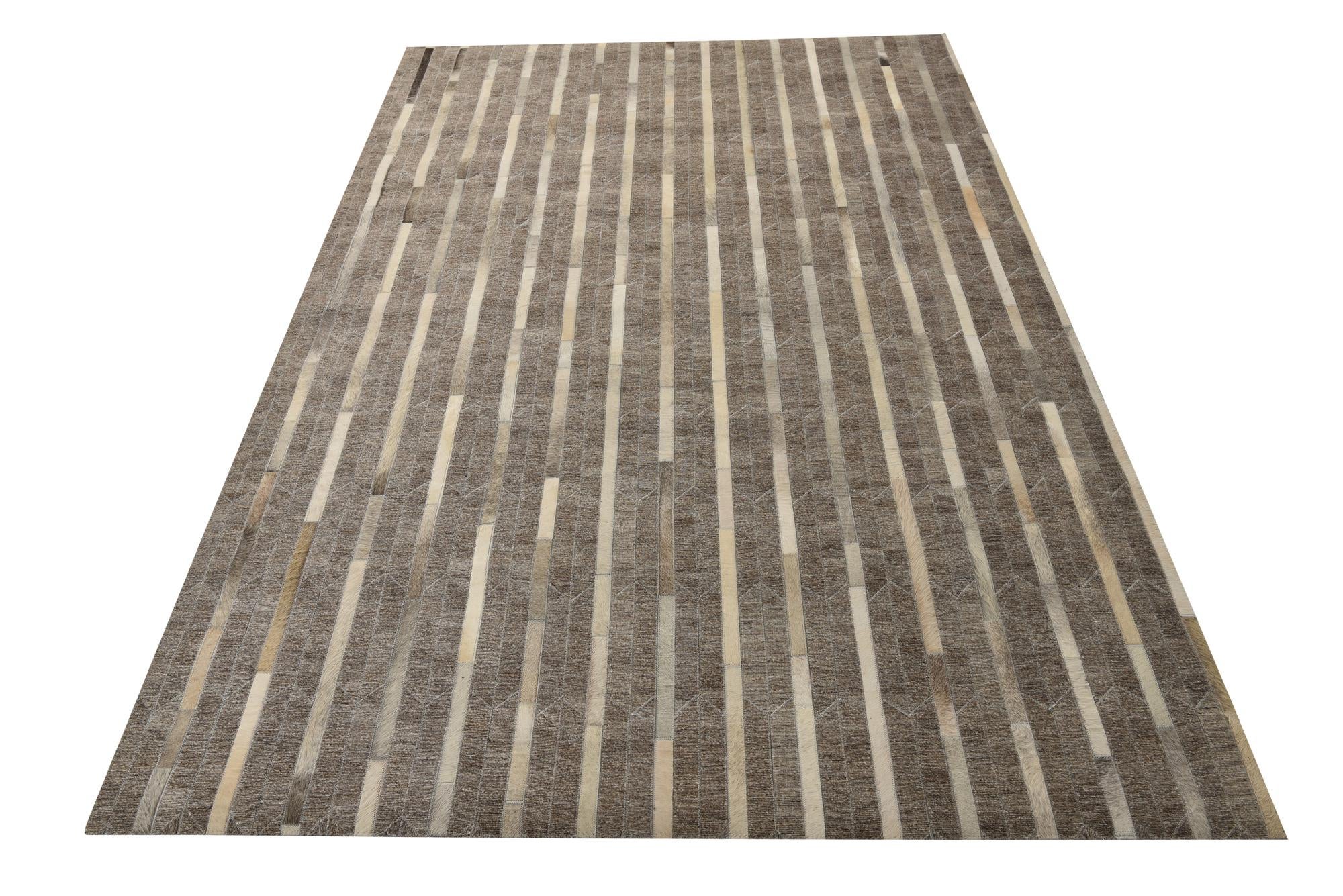 5' 1 x 7' 10 Cowhide Rug