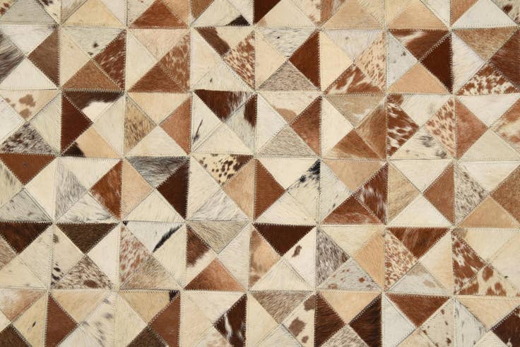 Detail image of 5' 4 x 7' 7 Cowhide Rug