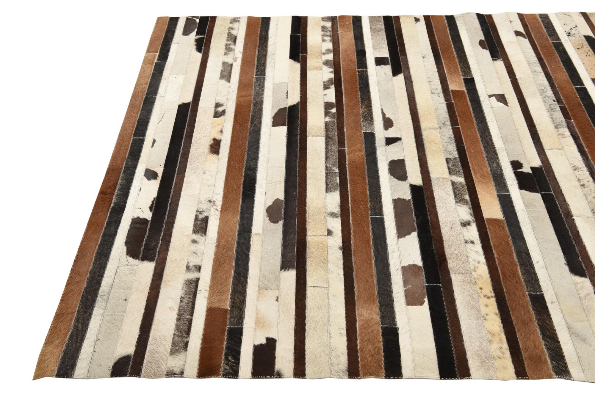 5' 2 x 8' Cowhide Rug