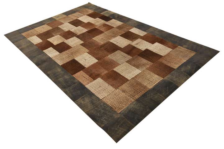 5' 3 x 8' 5 Cowhide Rug