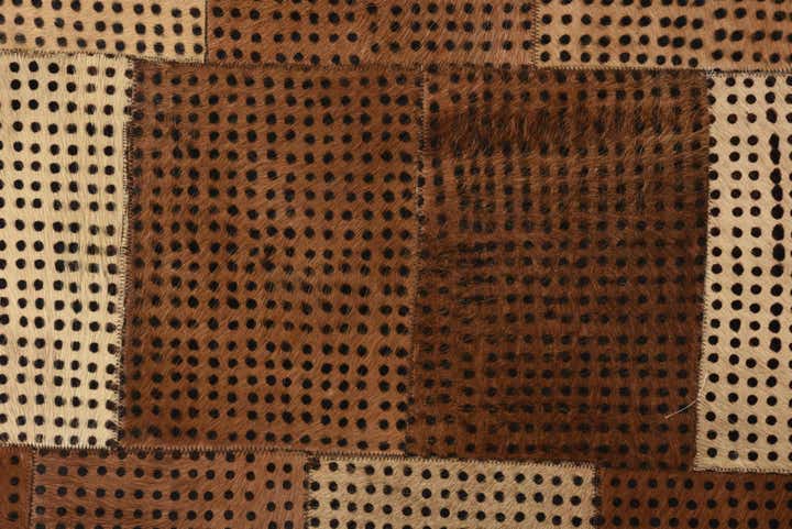 5' 3 x 8' 5 Cowhide Rug