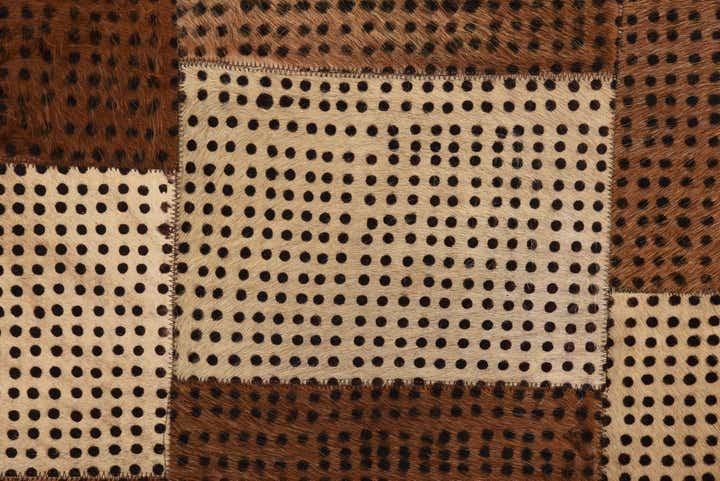 5' 3 x 8' 5 Cowhide Rug