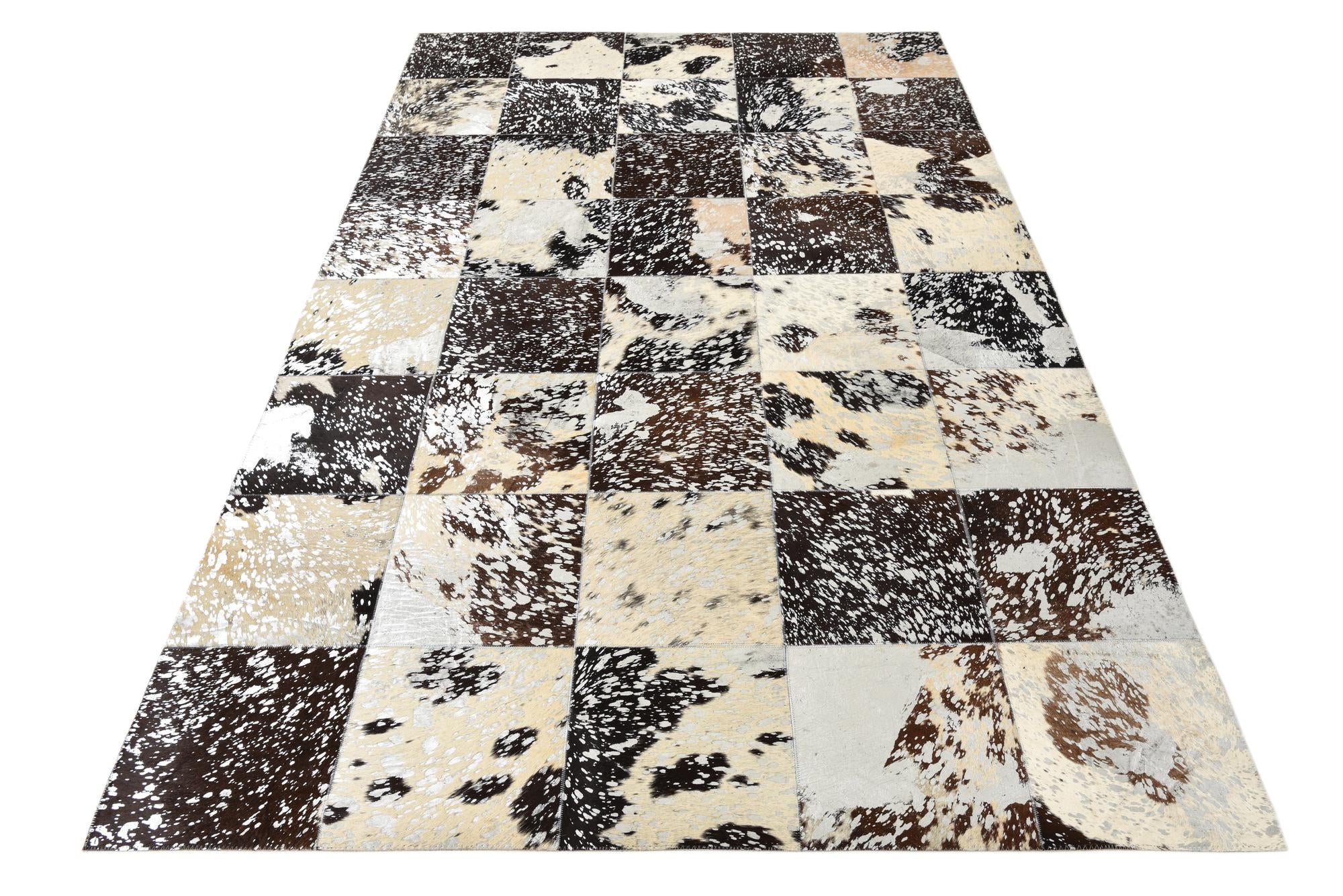 5' x 7' 10 Cowhide Rug