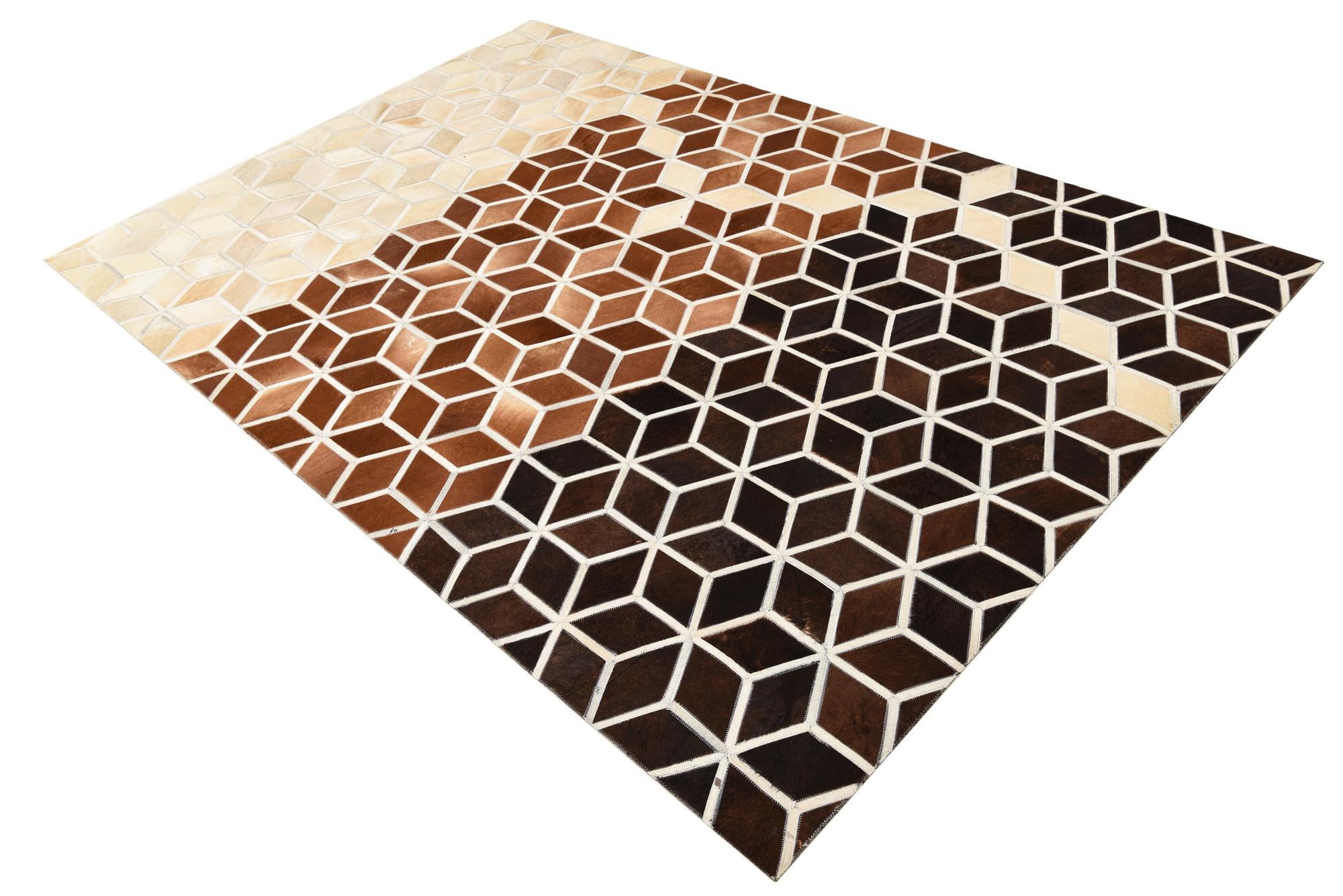5' 2 x 7' 10 Cowhide Rug
