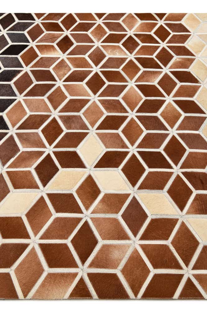 5' 2 x 7' 10 Cowhide Rug